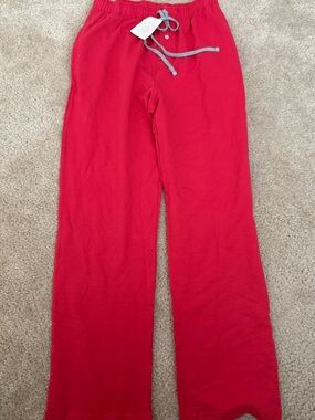 The Beaufort Bonnet Company Sunday Style Sweatpants Red/Grey